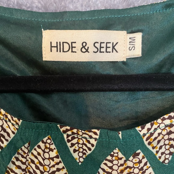 Hide & Seek - Green Leaf Sleeveless Dress - Picture 6 of 7